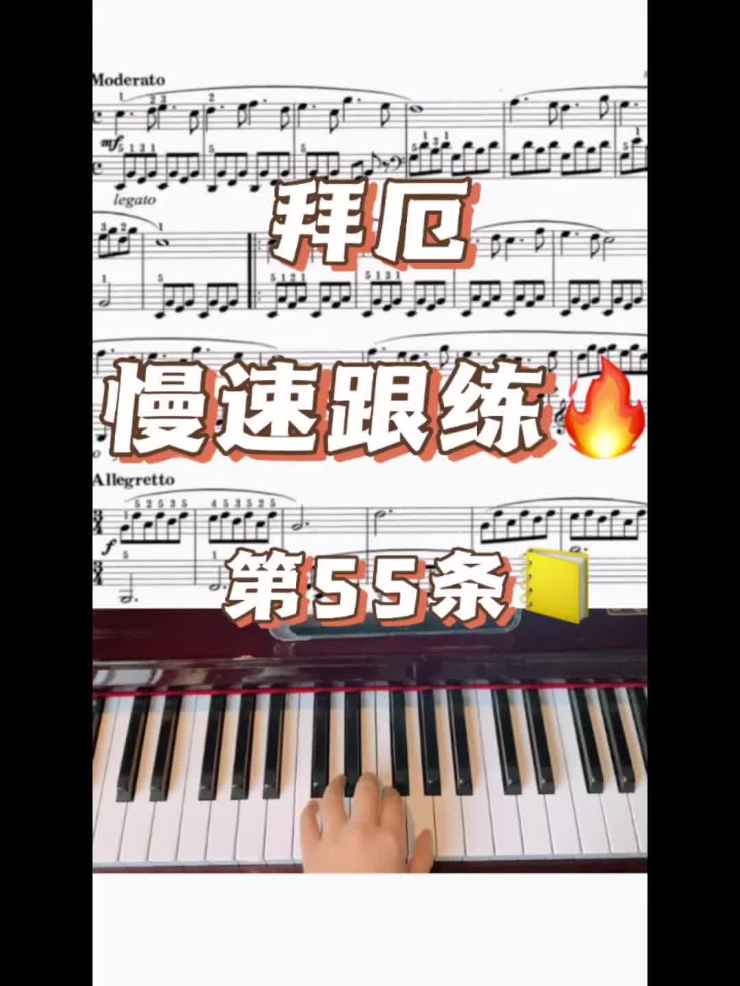慢速跟练Ⅰ拜厄第55条