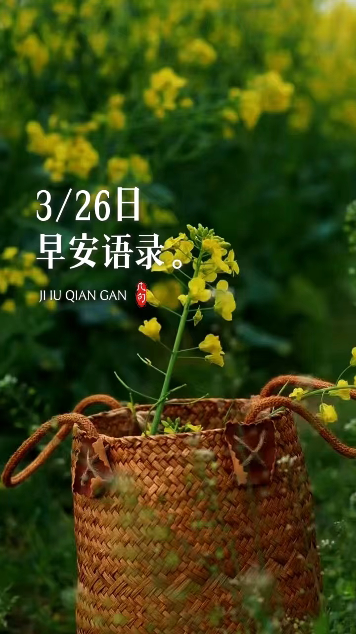 早安语录