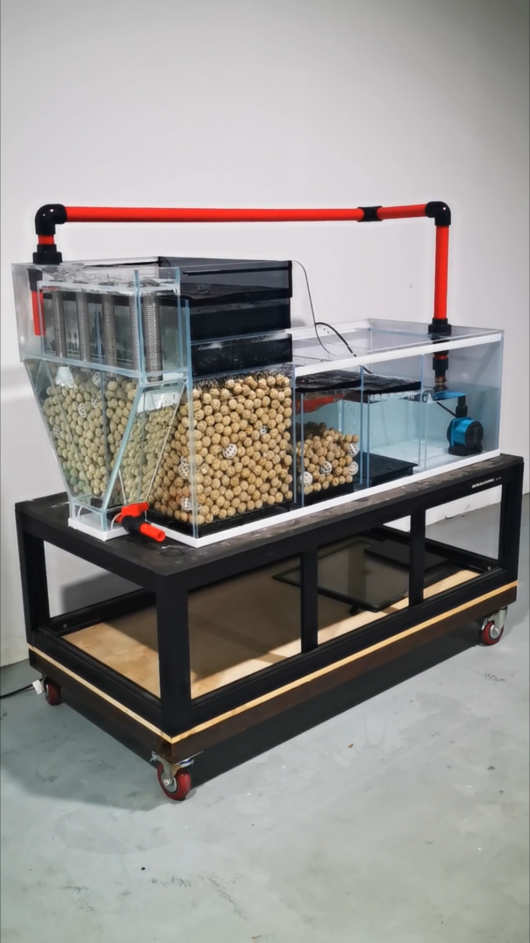 养鱼者的福音,沉淀仓底滤减少洗棉次数,