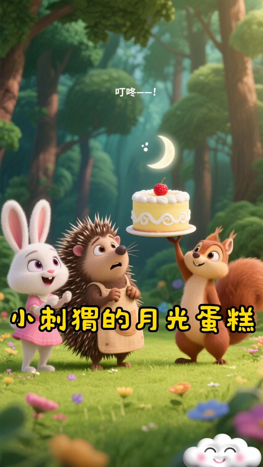 有声绘本故事分享～小刺猬的月光蛋糕