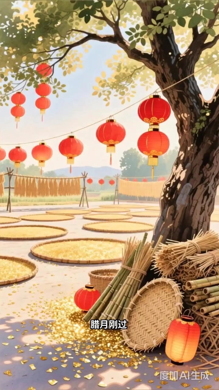 红灯笼下小虎牙闪亮,爷爷的汤圆暖了除夕夜