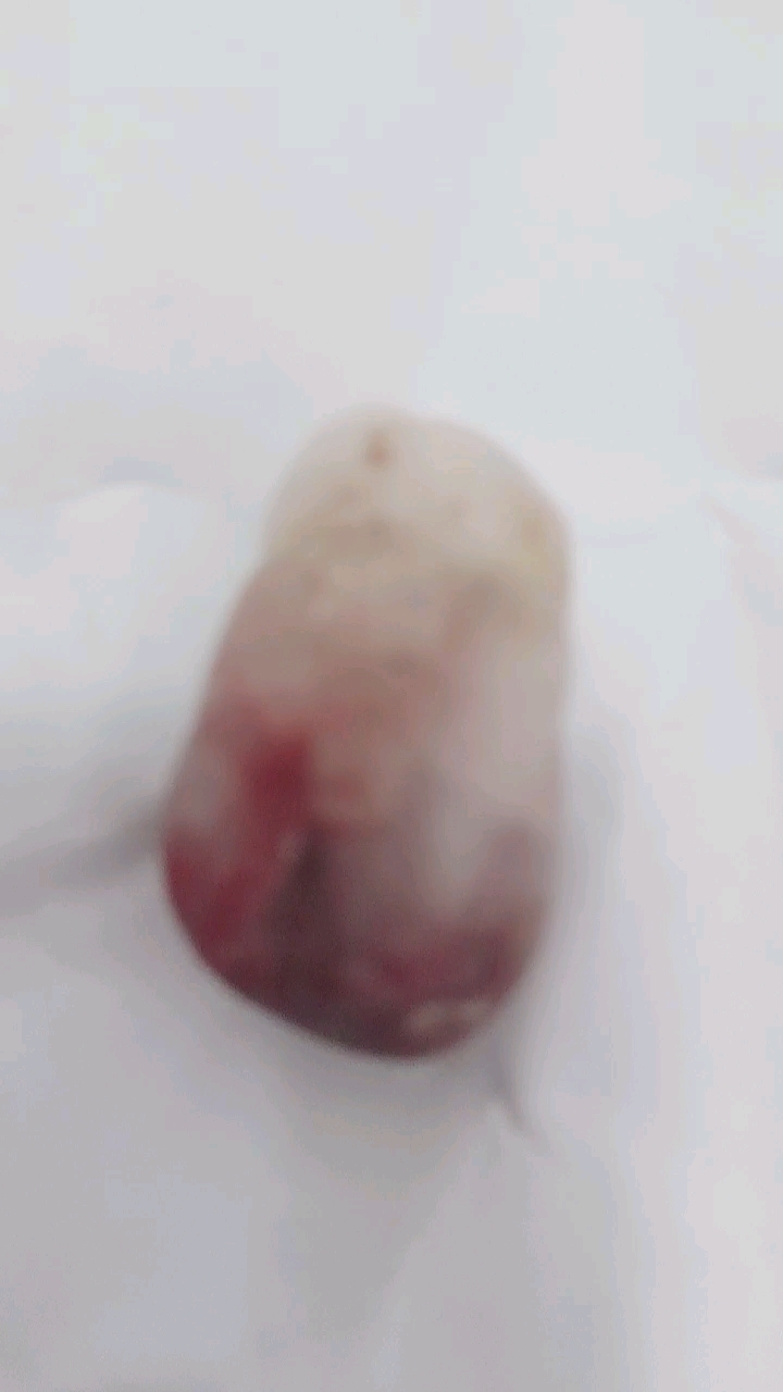 一颗像形白菜的玛瑙