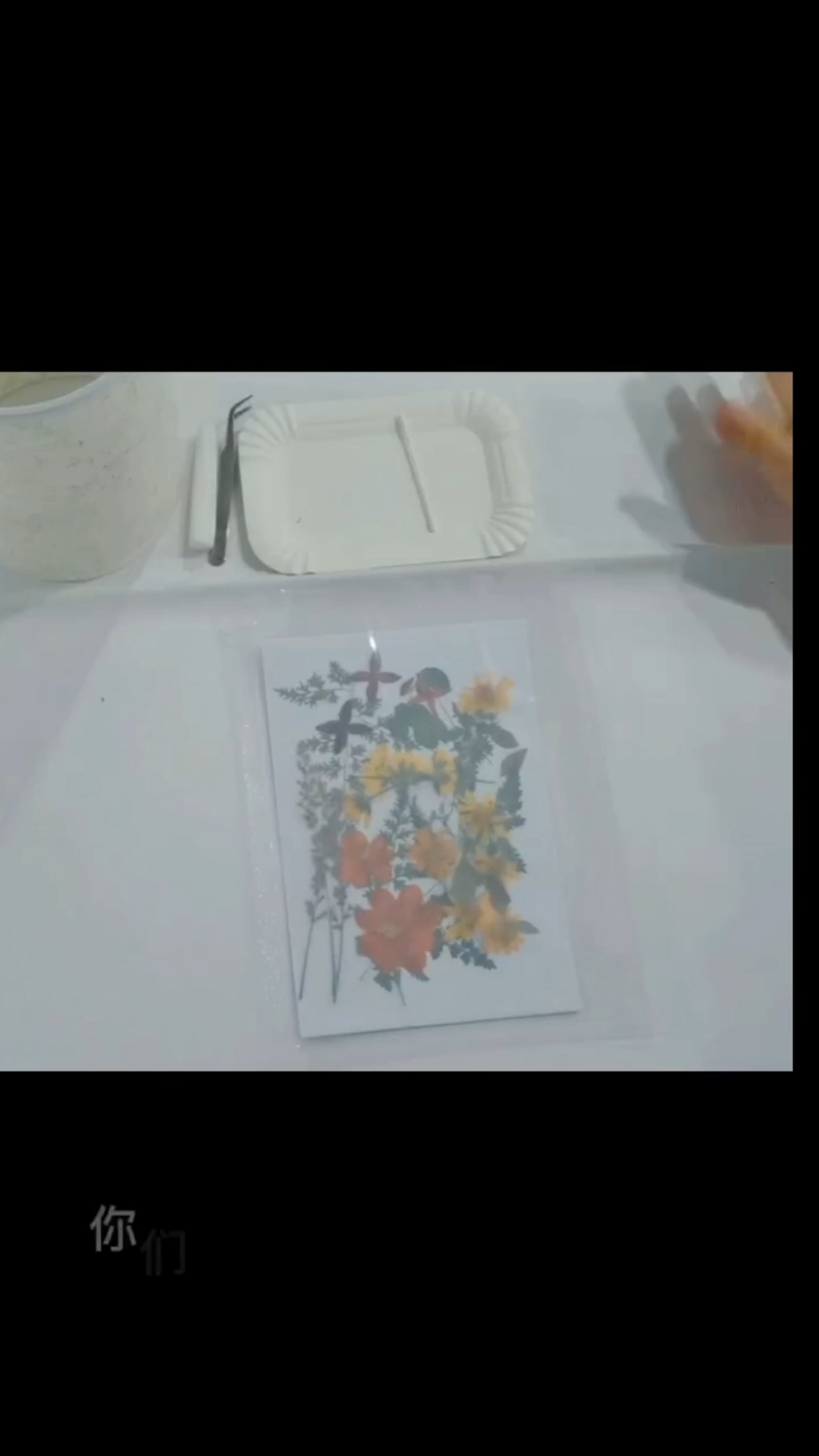 生活中的美好～压花台灯教程来喽手工diy干花