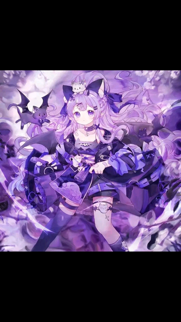 剩下最多的紫色系女孩头像。