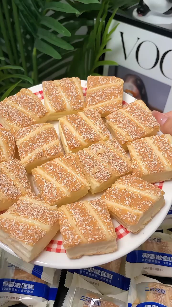 三只松鼠椰蓉焖蛋糕50包19.9元