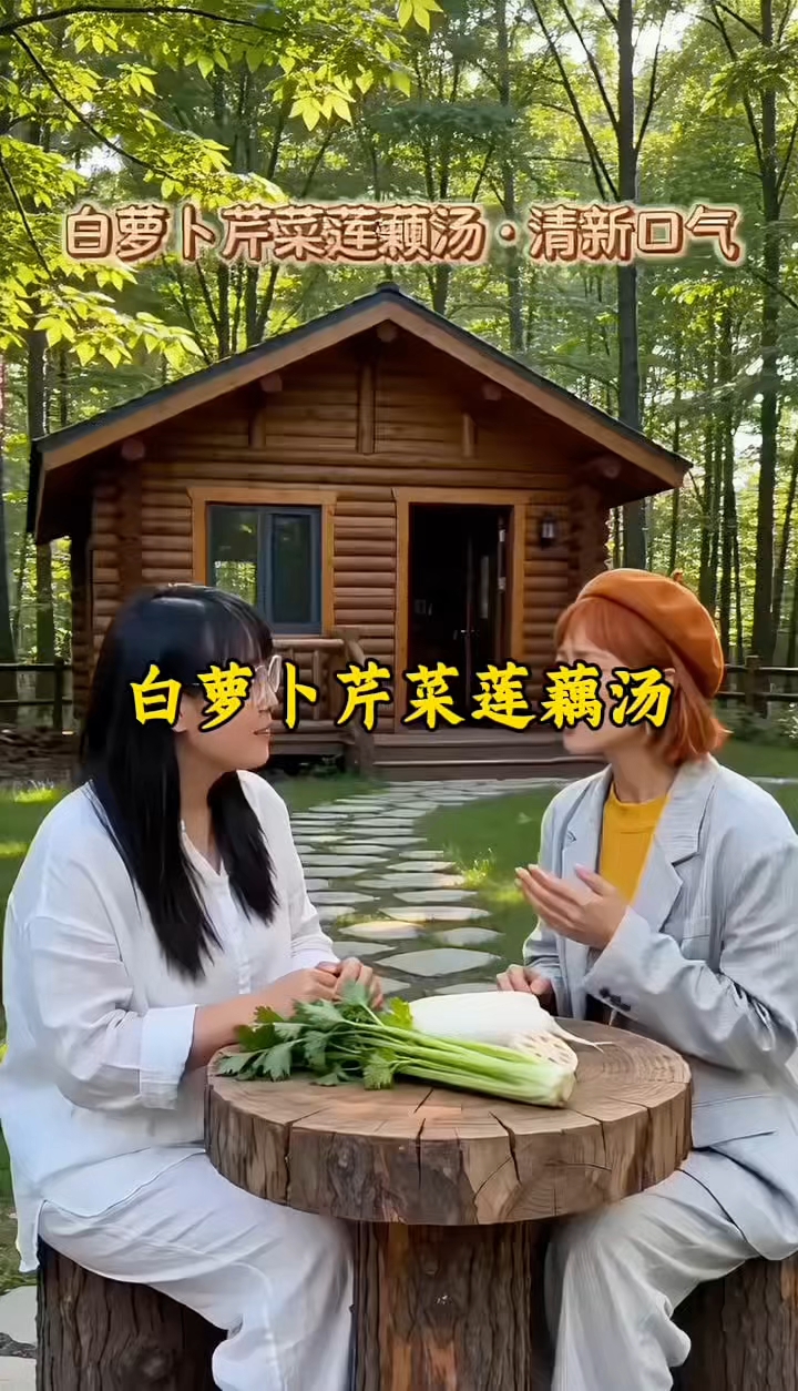 #白萝卜芹菜莲藕汤,口干口苦的一定要#喝起来 #生活小妙招