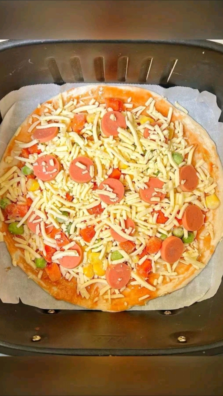 自己在家做的披萨实在太美味了!!