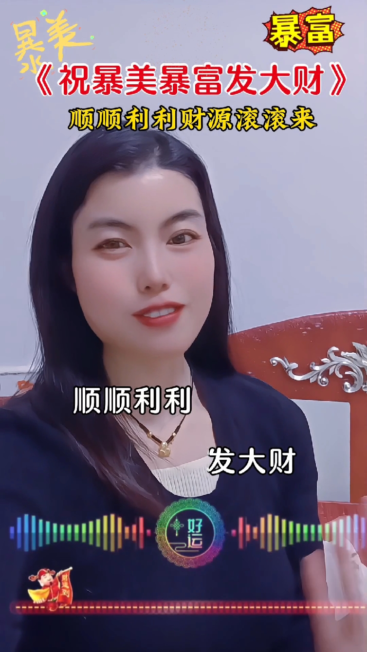 祝暴美暴富发大财# 热门音乐 # 愿新的一年事事顺心如意 