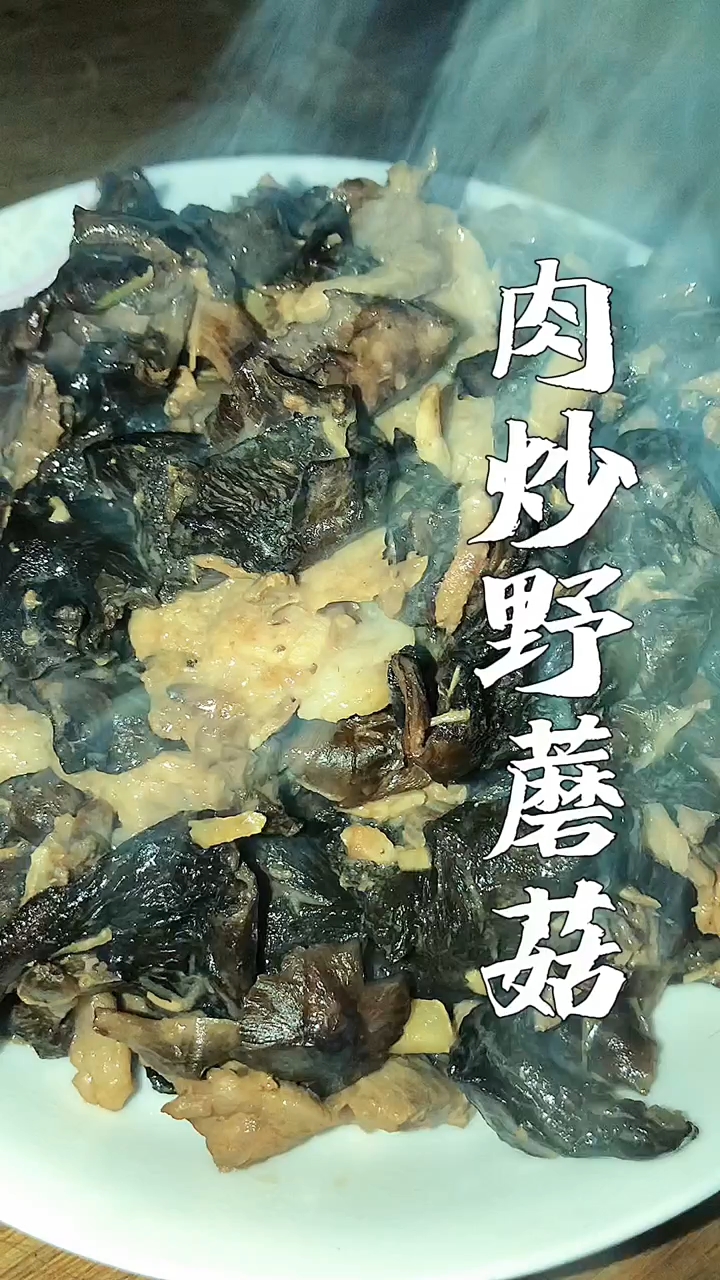 野蘑菇炒肉