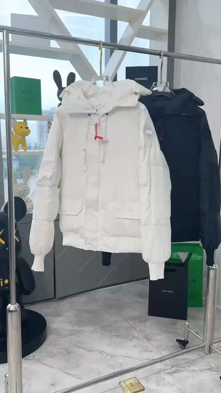 加拿大鹅限定款环保主题男女同款派克大衣羽绒服