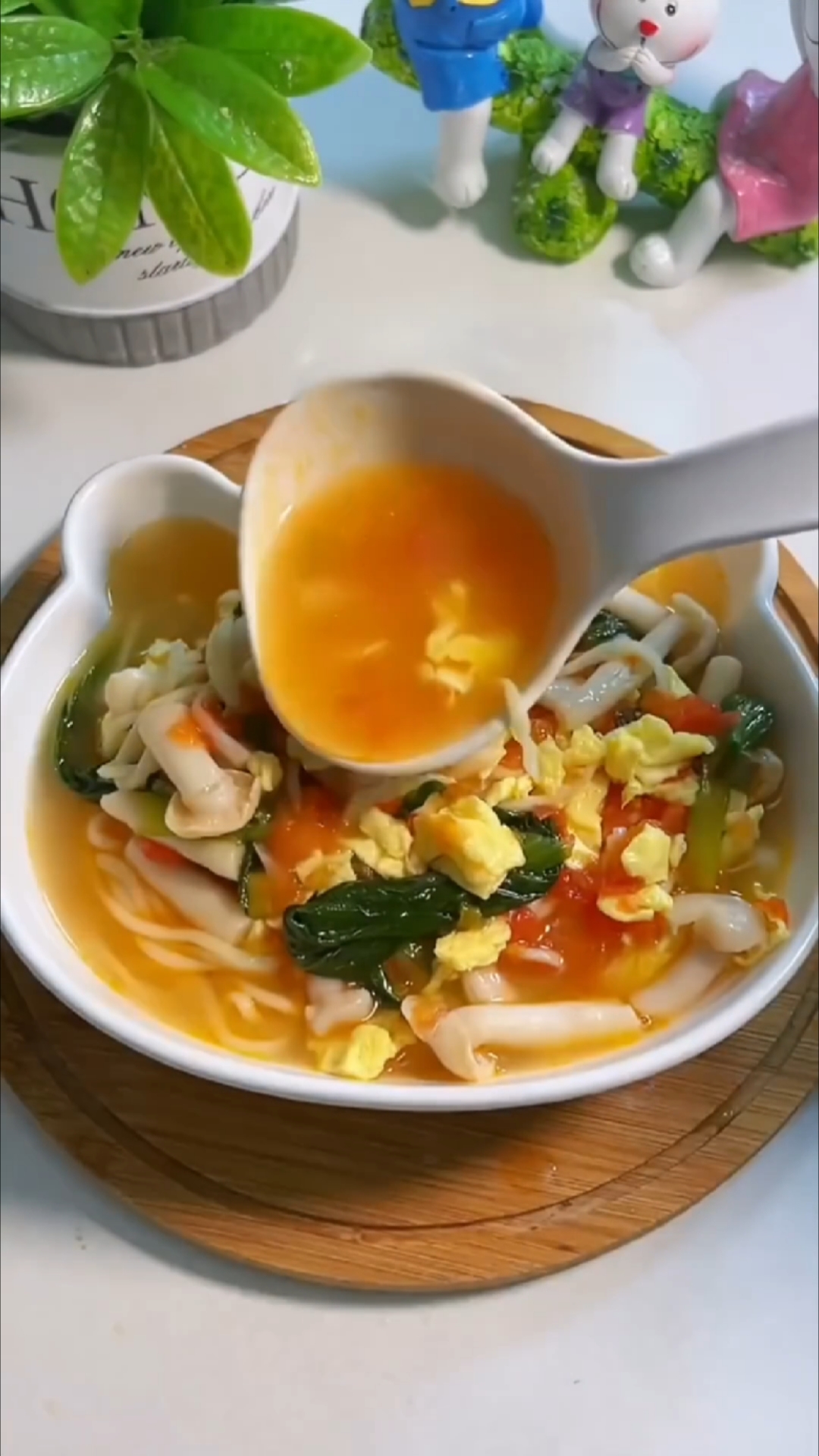 鲜虾面妈呀太好吃了