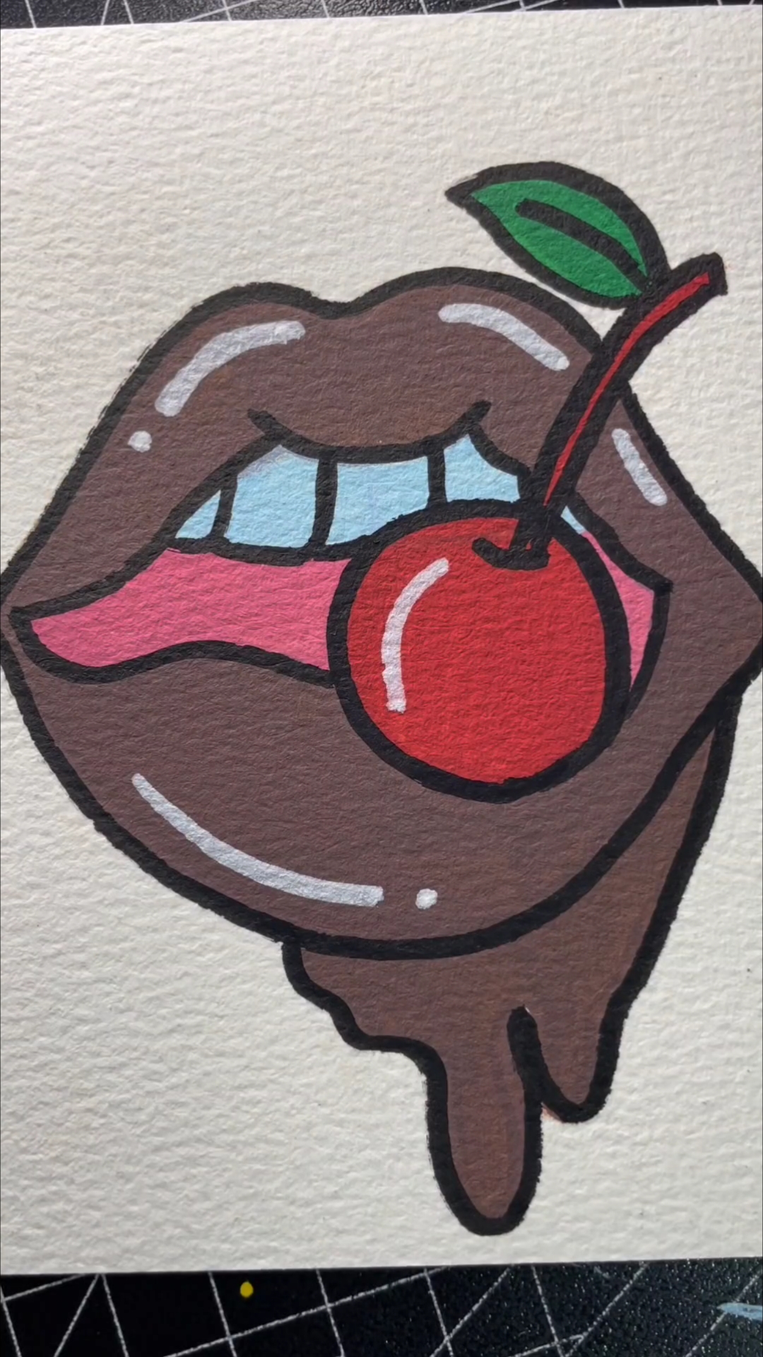 用彩笔给苹果上色啦 #简笔画教程 #绘画 #简笔画