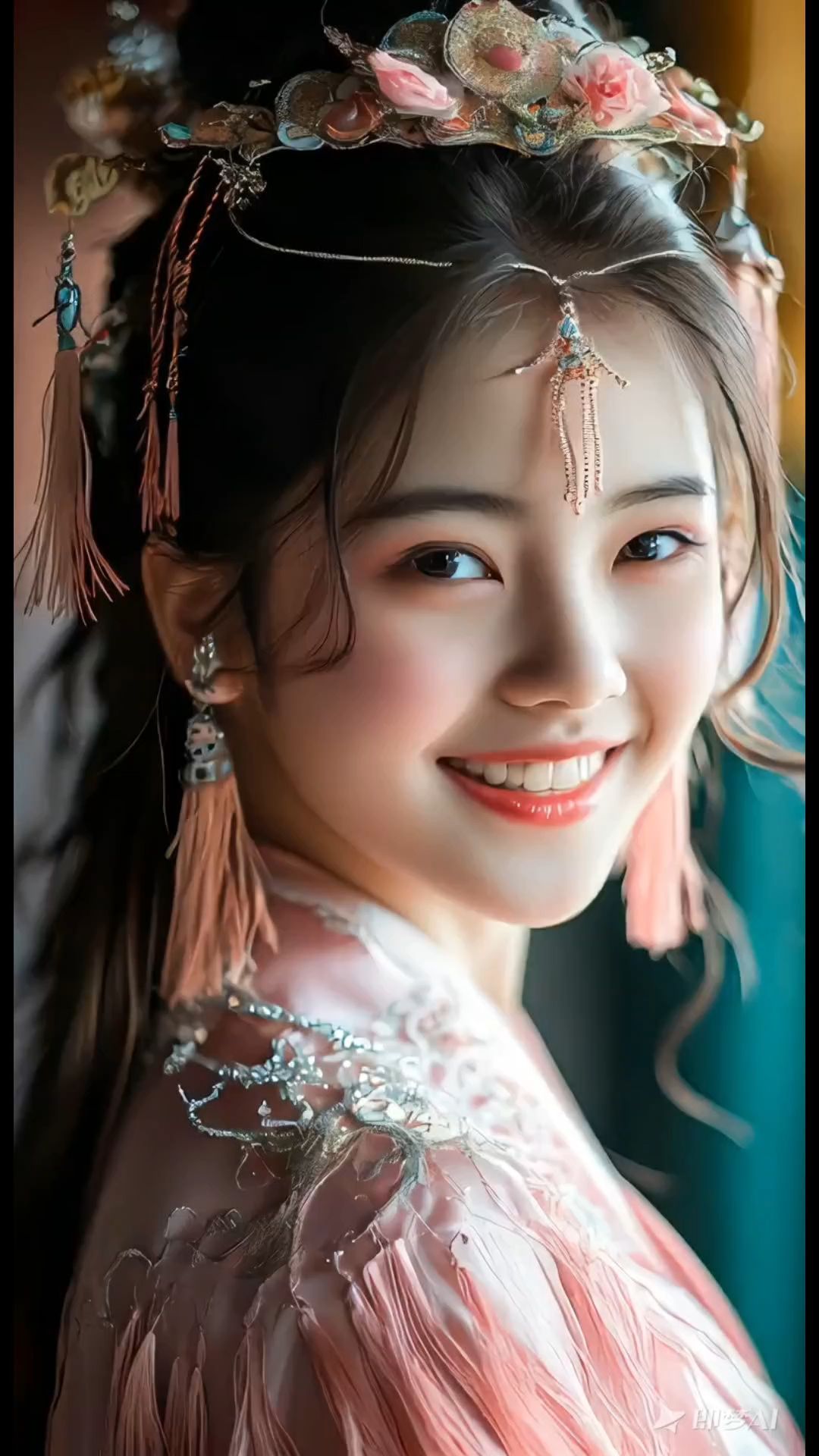 回眸祝新年 #新年快乐 #鞠婧祎 #仙气飘飘 #手机壁纸