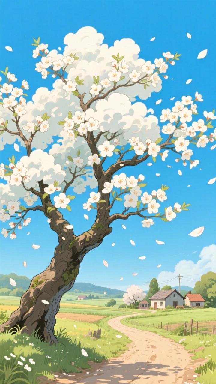 老杏树泼白迎春,荠菜香里藏春声
