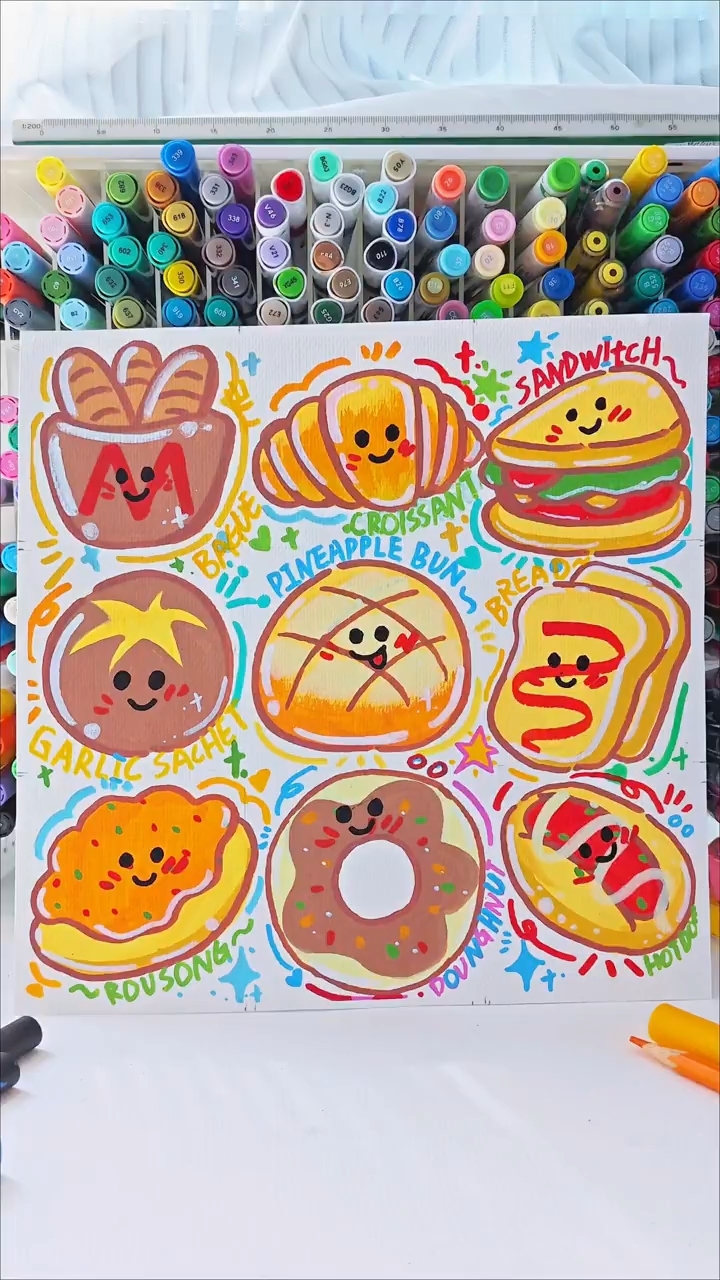 沉浸式画画 | 面包合集 | 第1弹