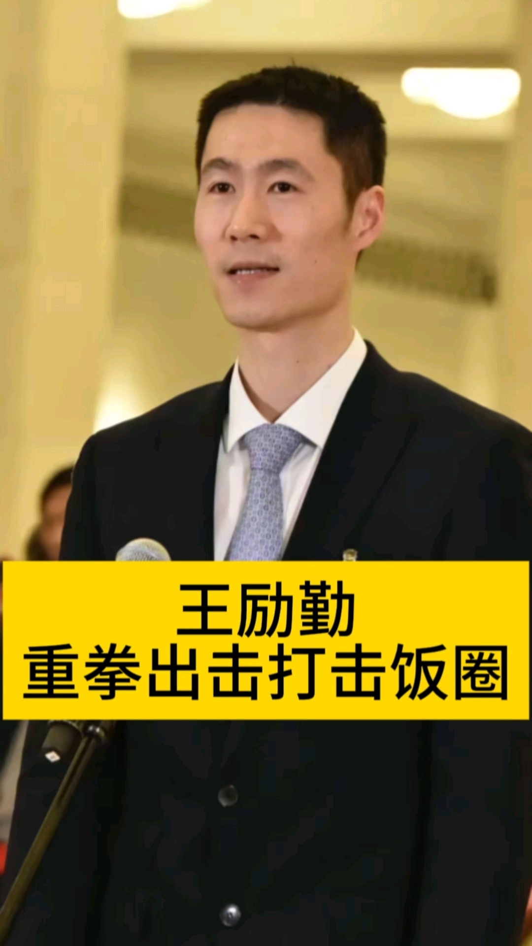 王励勤:重拳出击打击饭圈