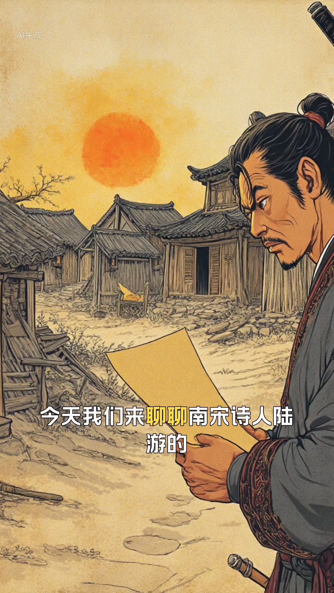 古诗《示儿》的背景故事