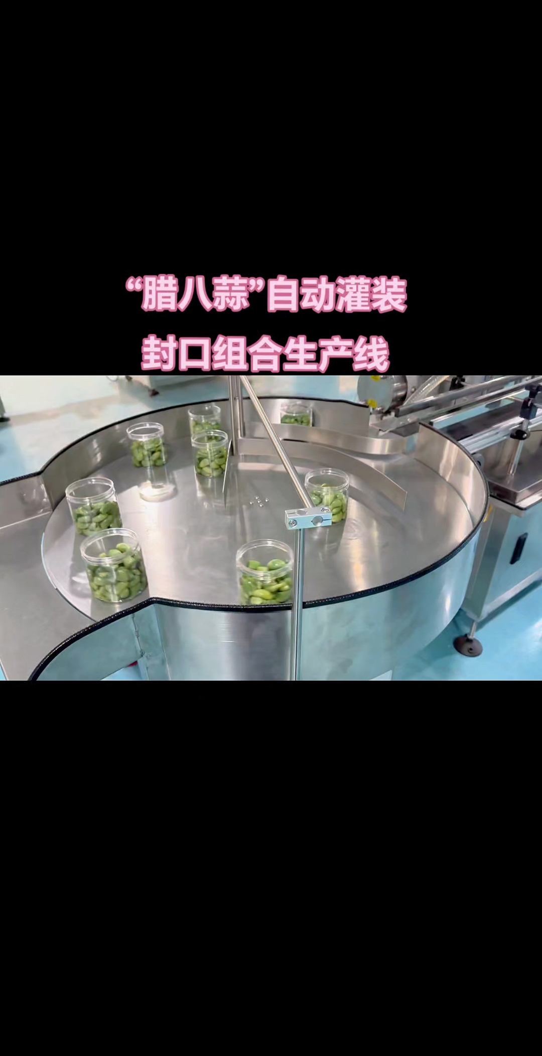 #牛肉酱罐头真空封口机 #碗罐封口机 腊八蒜罐头包装生产线 
