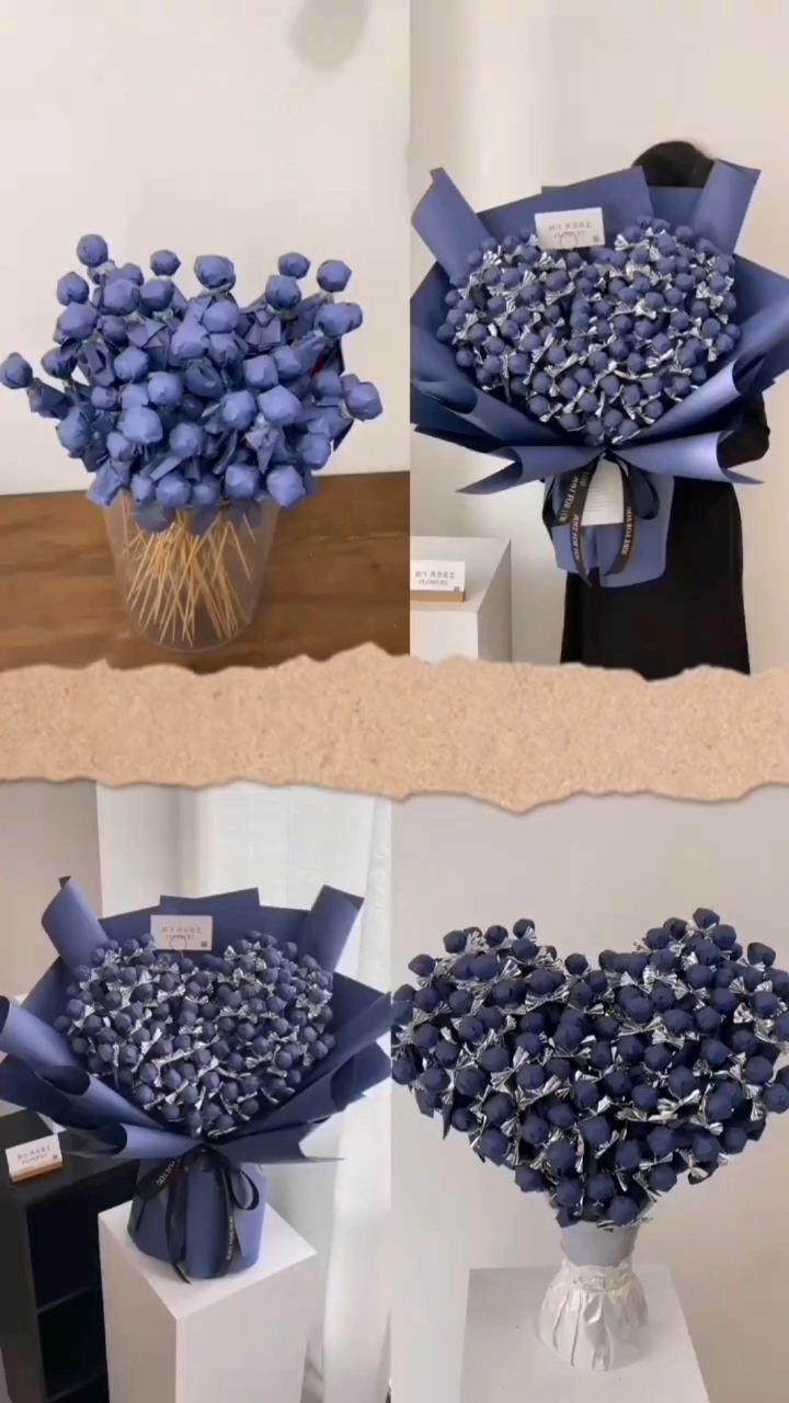 99颗棒棒糖花束教程