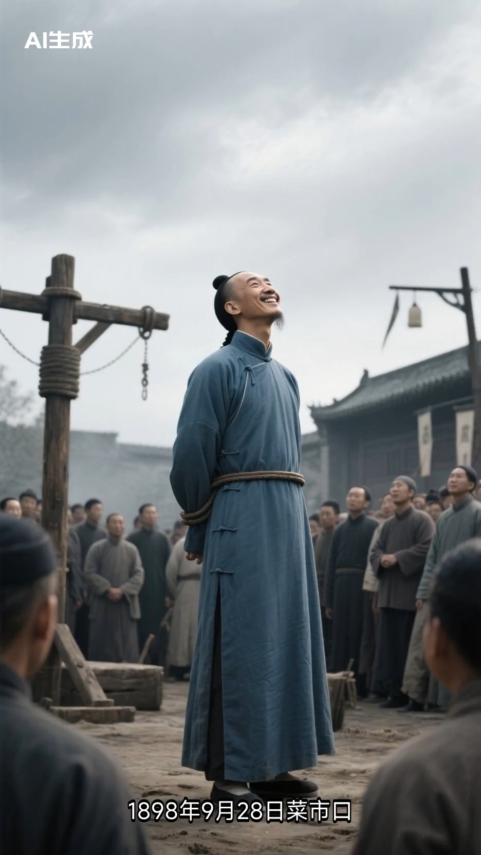 菜市口刑场,他为何笑得如此灿烂?#谭嗣同#