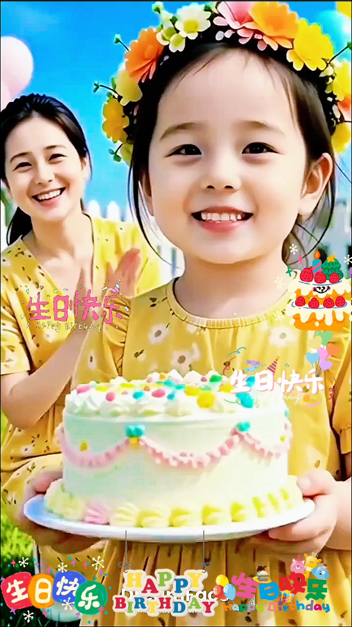 祝可爱的小美女生日快乐#蛋糕颜值天花板# #新大陆计划#