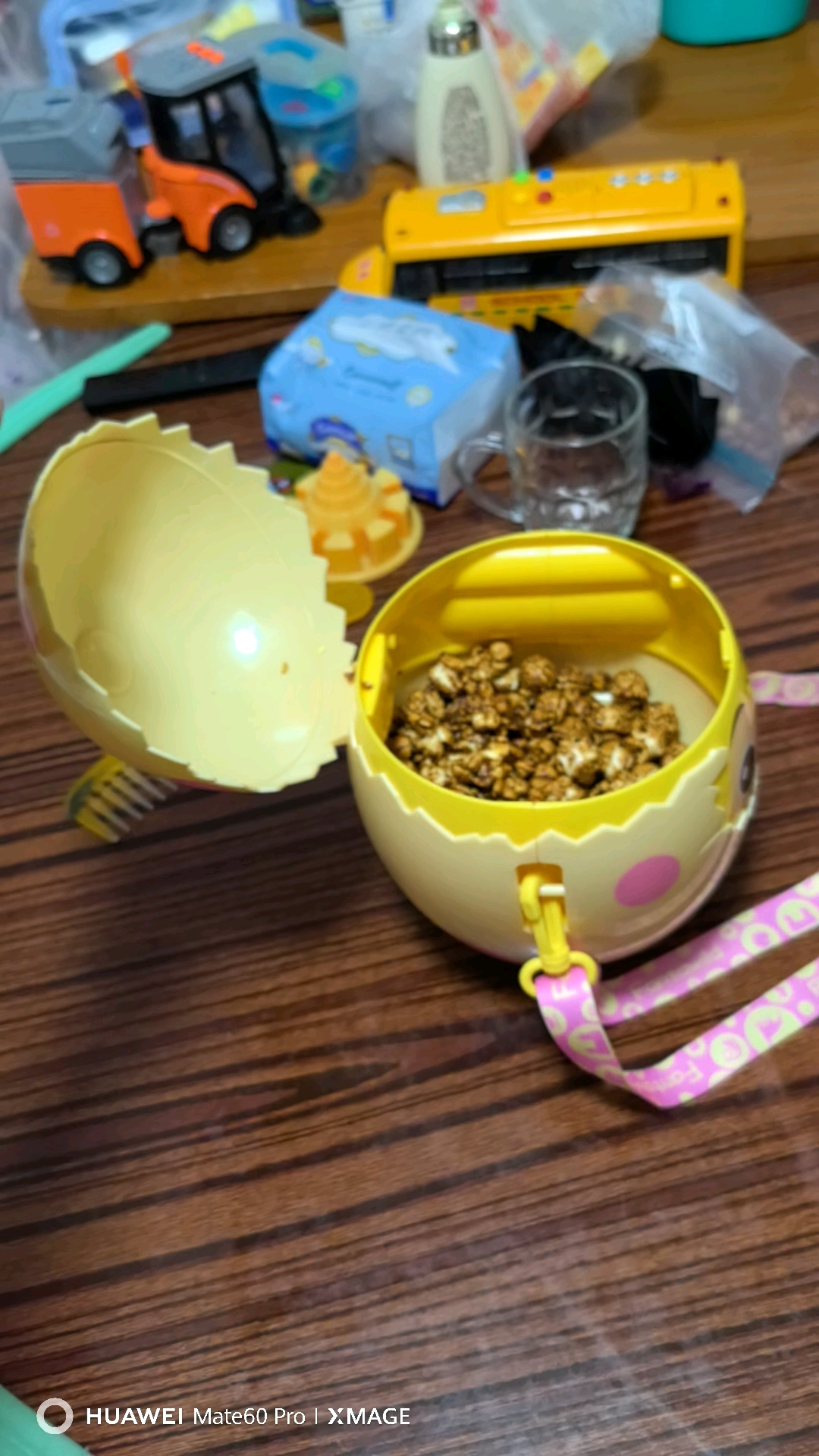 方特蛋仔爆米花桶设计不合理!存在食物浪费!