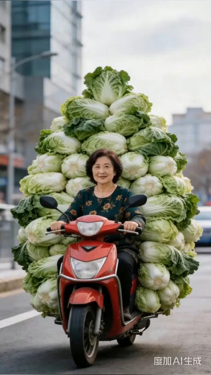 丰收的喜悦,来自大白菜