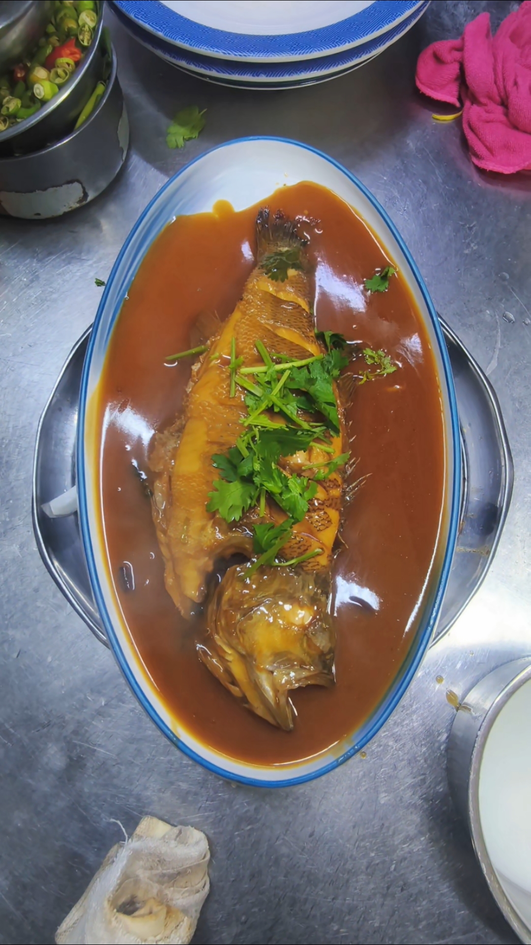 红烧鲈鱼