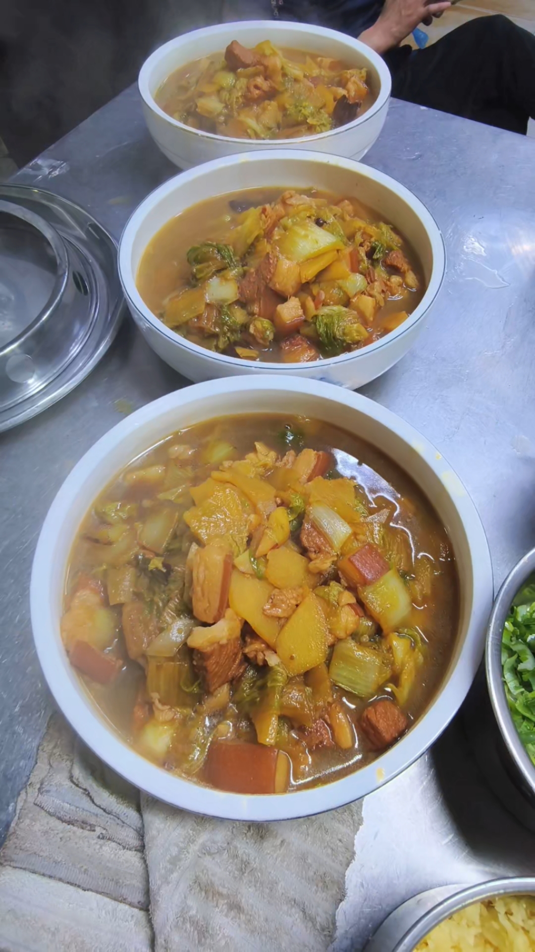 白菜炖土豆