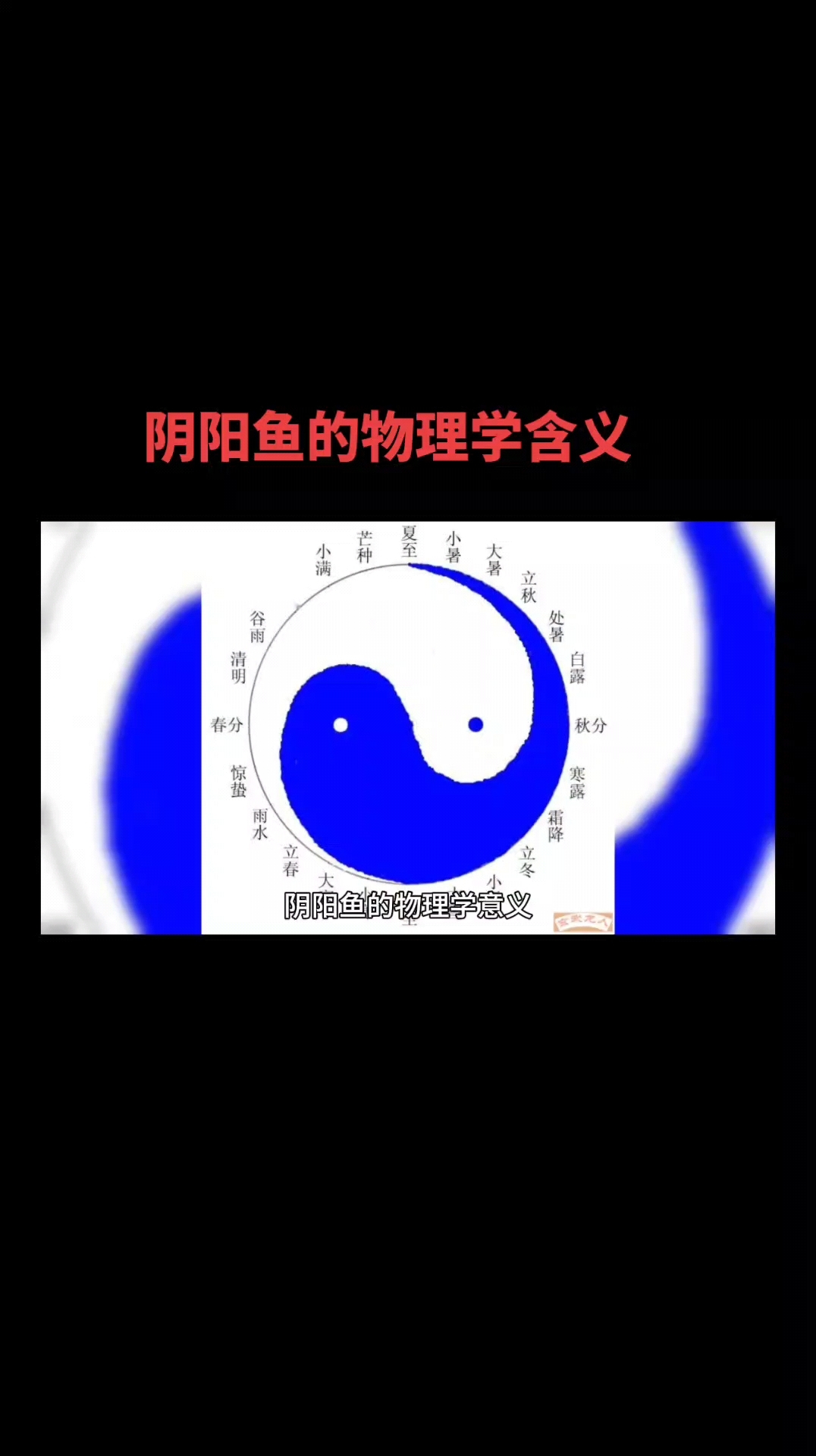 阴阳鱼的物理学含义
