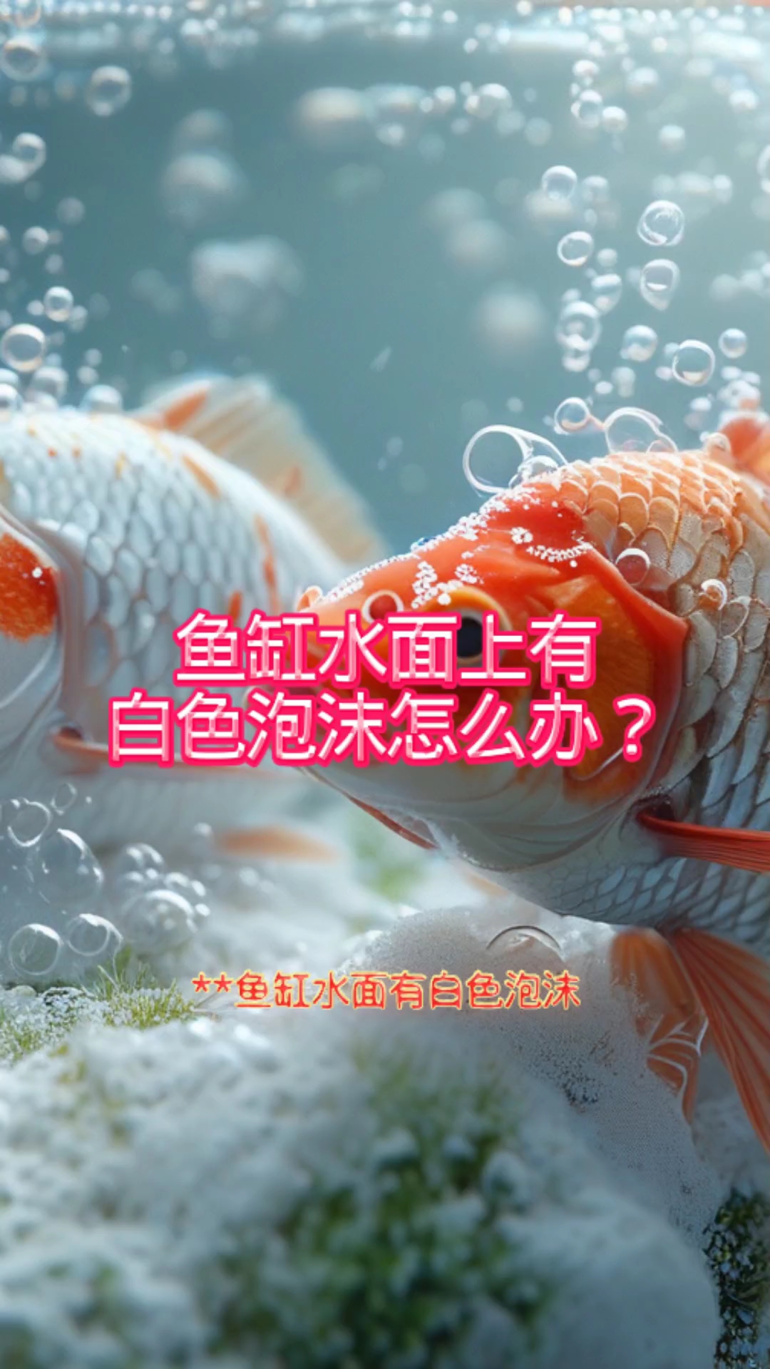 鱼缸水面上有白色泡沫怎么办