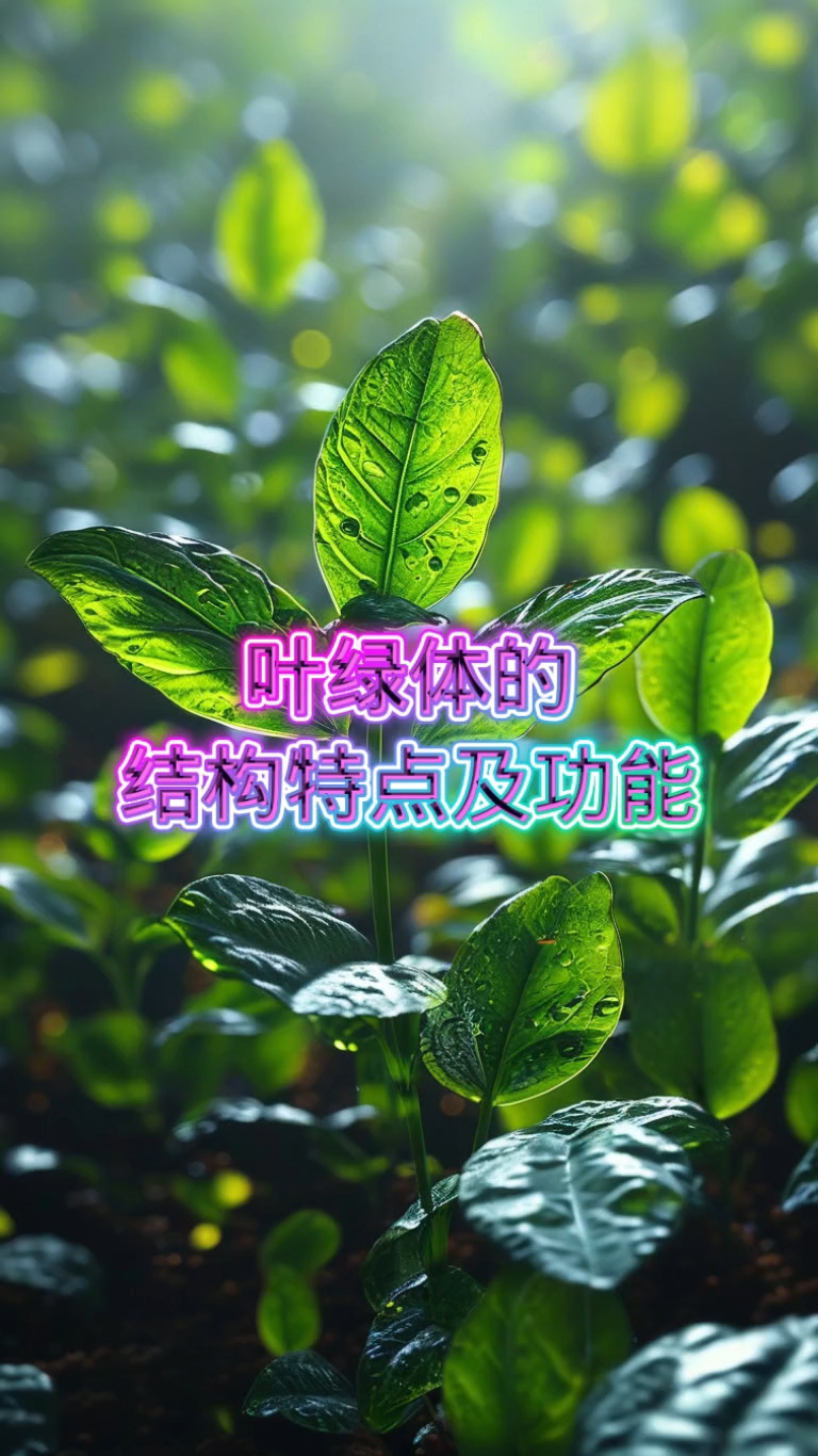叶绿体的结构特点及功能