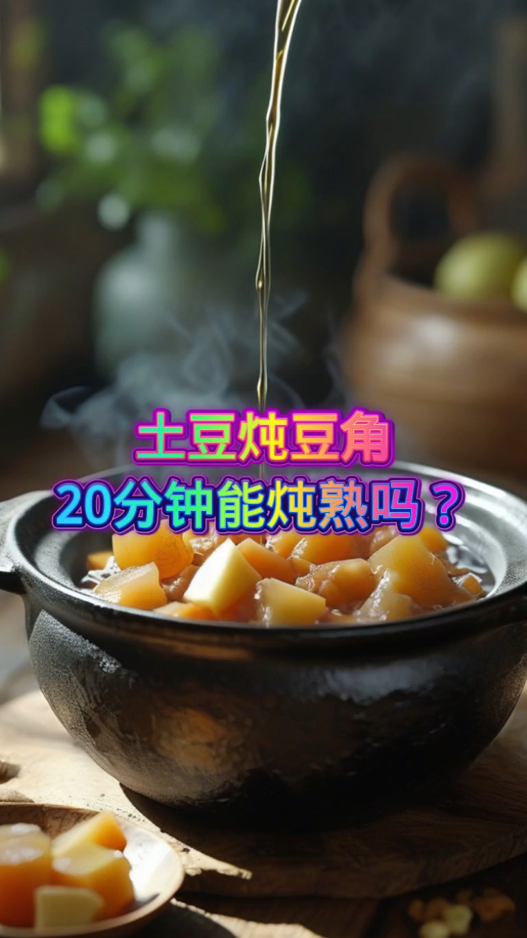 土豆炖豆角20分钟能炖熟吗