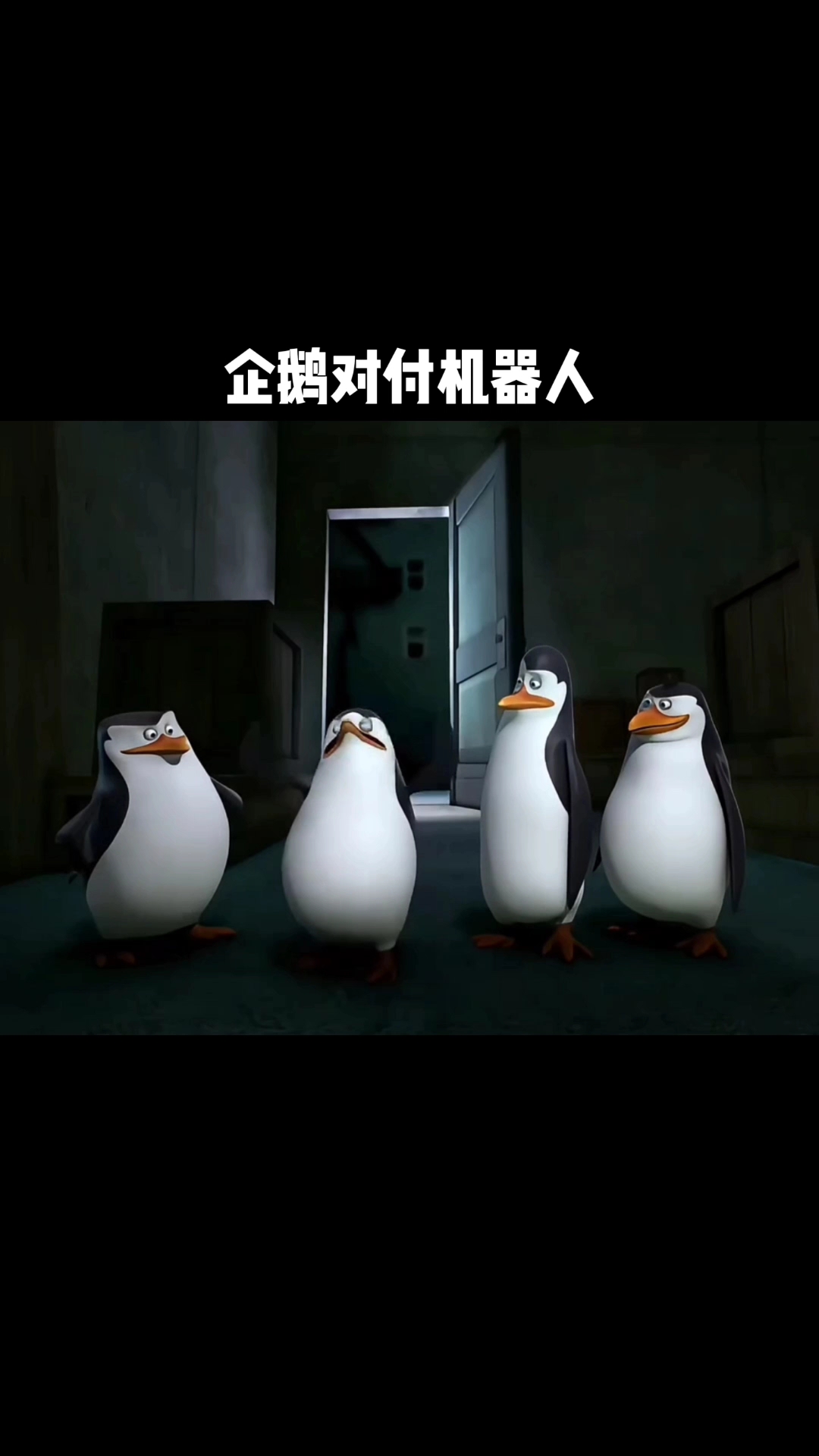 企鹅对付起了机器人