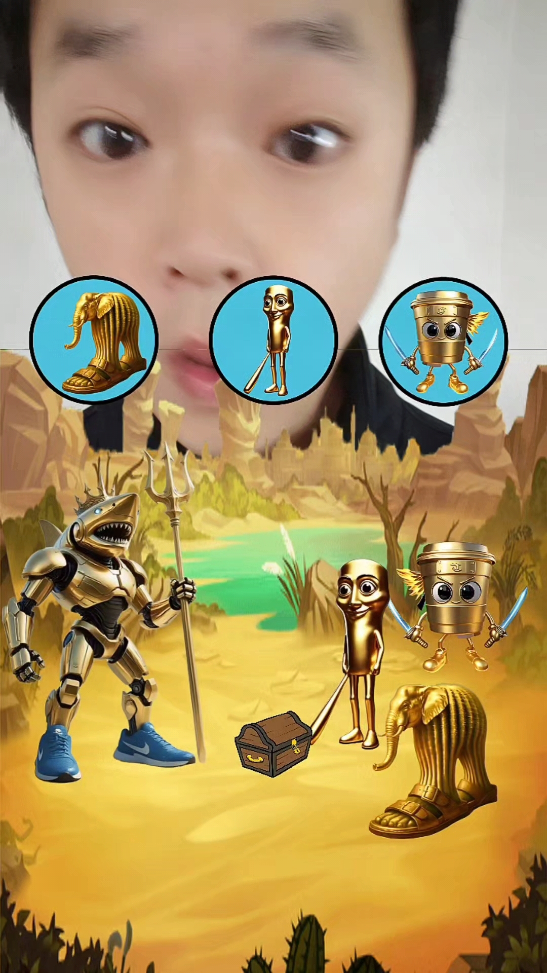 黄金鲨鱼这么厉害的吗?怎么谁都打不过他呀!