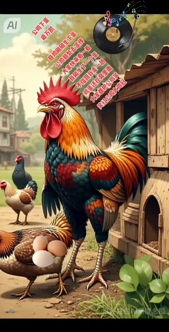 儿歌:《公鸡下蛋》(戚万凯)