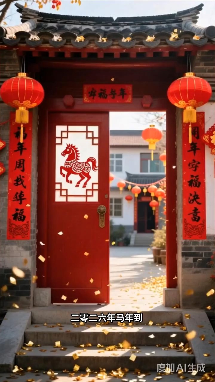 马年剪纸春联大赏:骏马奔腾送福来,红梅傲雪迎新春