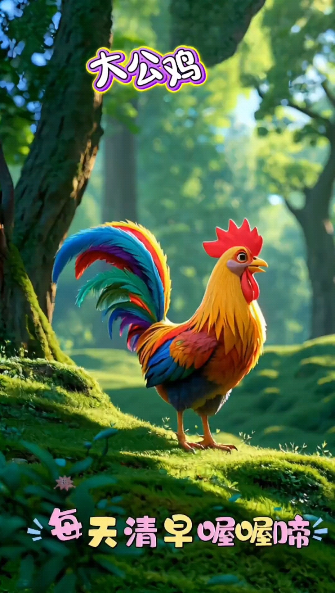 早教儿歌《大公鸡》