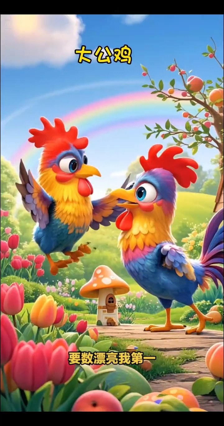 早教儿歌《大公鸡》