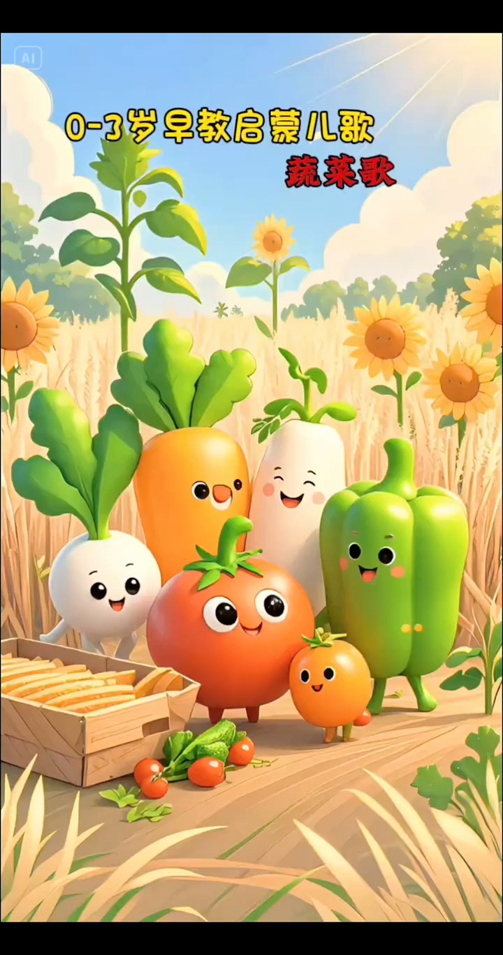 早教儿歌《蔬菜歌》