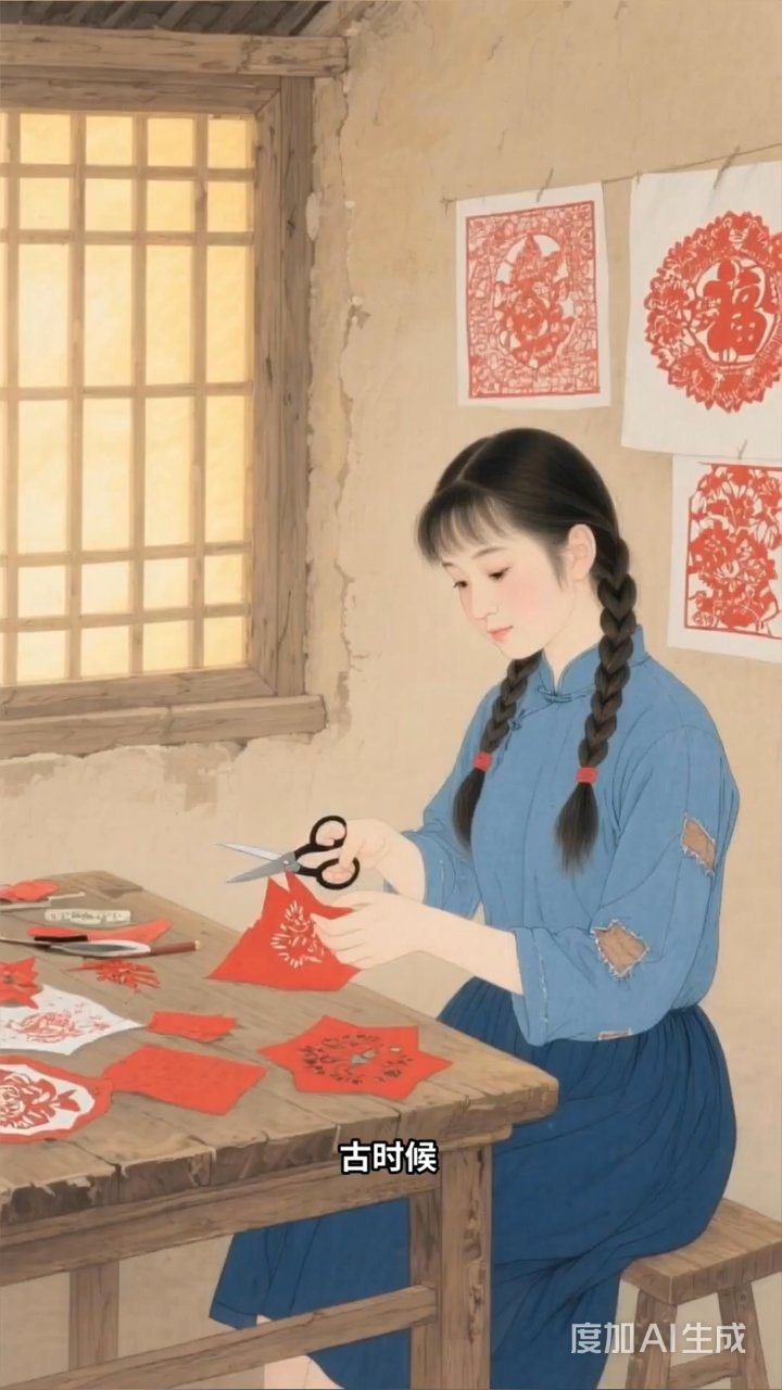 小红剪纸夺魁,纸蝶助她揭穿地主阴谋