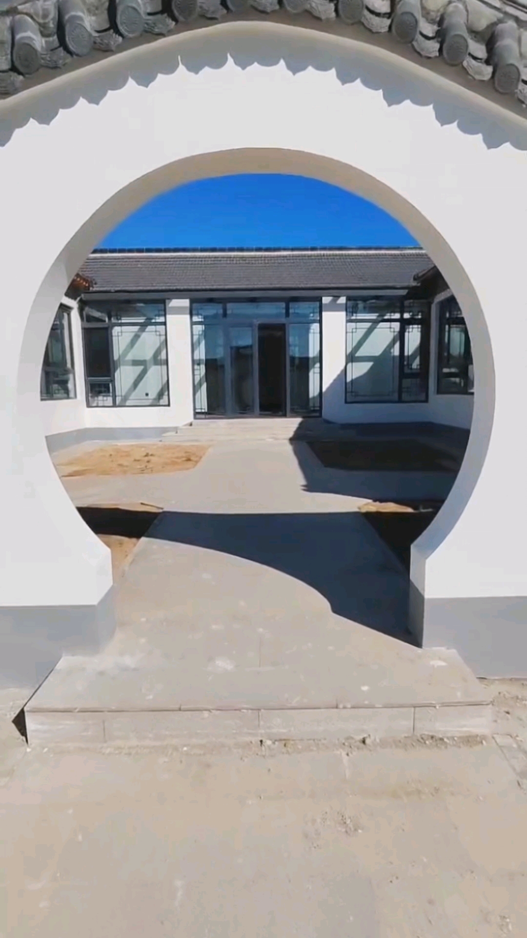 农村自建房徽派小院,宅基地小院设计。