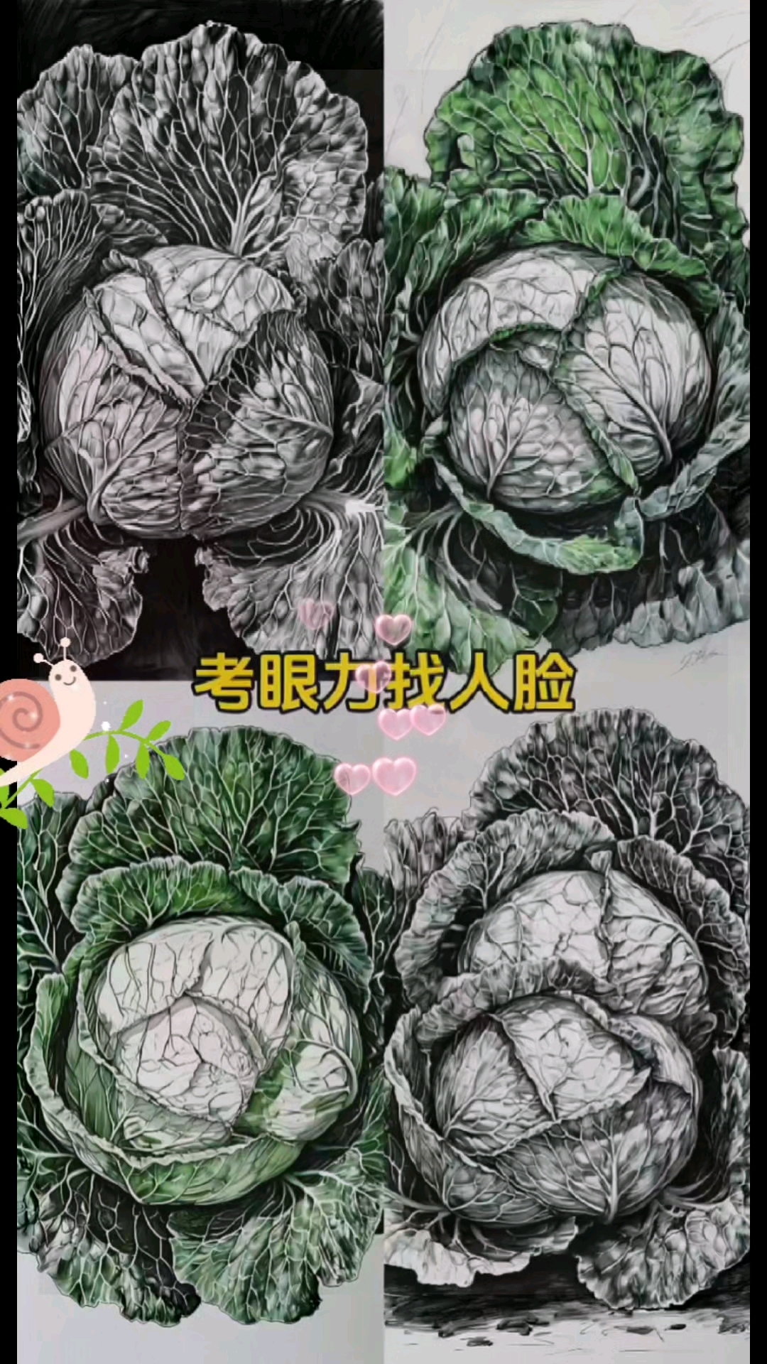 蔬菜也能玩出花样,你能找出图中的人脸吗?