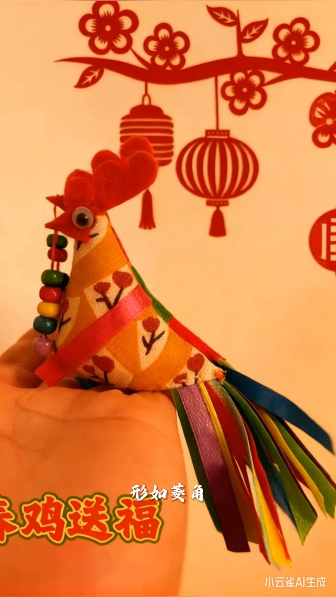 吉鸡报喜迎春暖