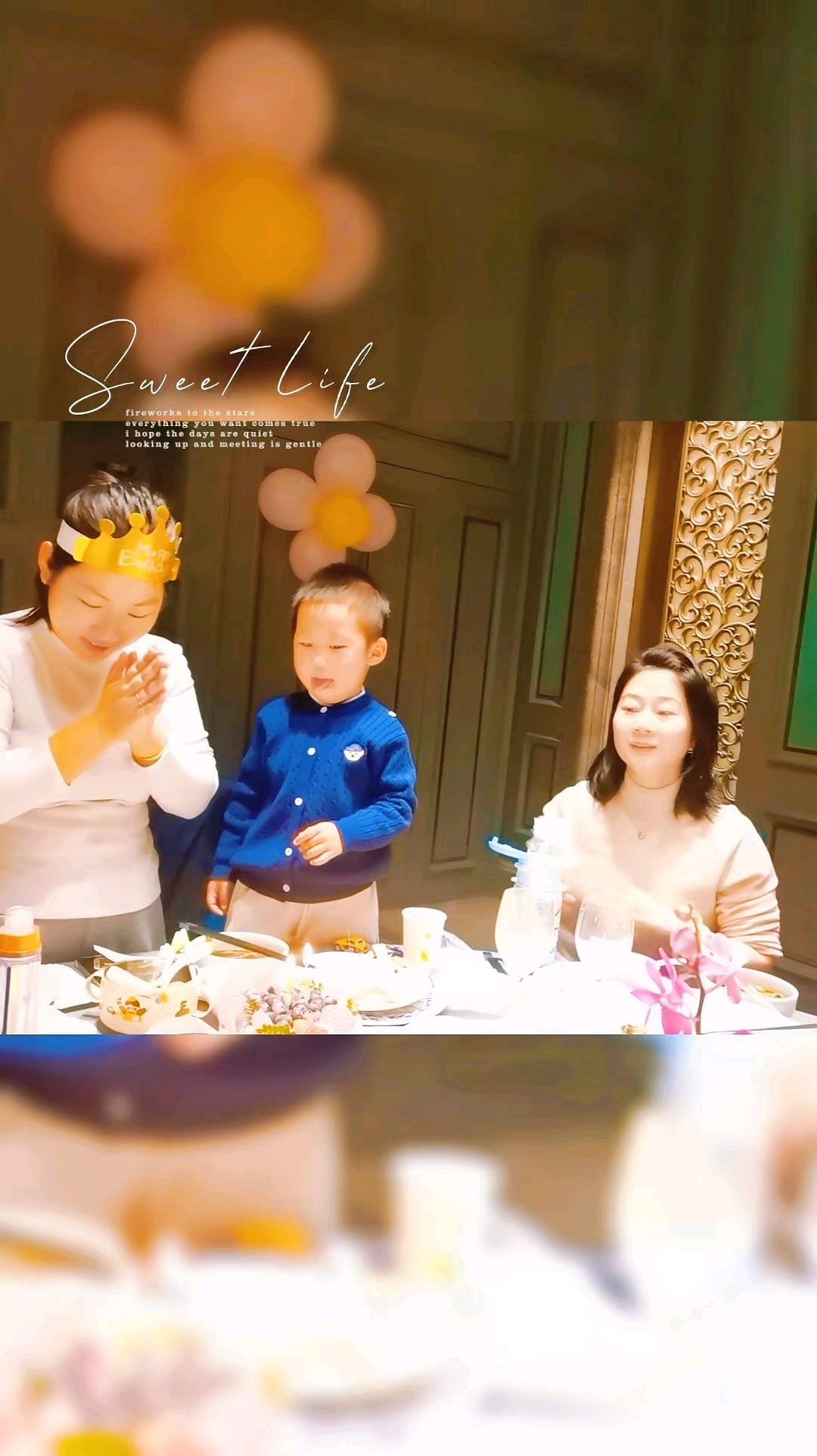 姑姑过生日,我们吃蛋糕!