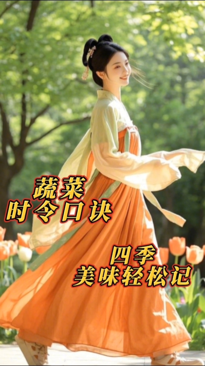 蔬菜时令口诀,一年四季轻松养生
