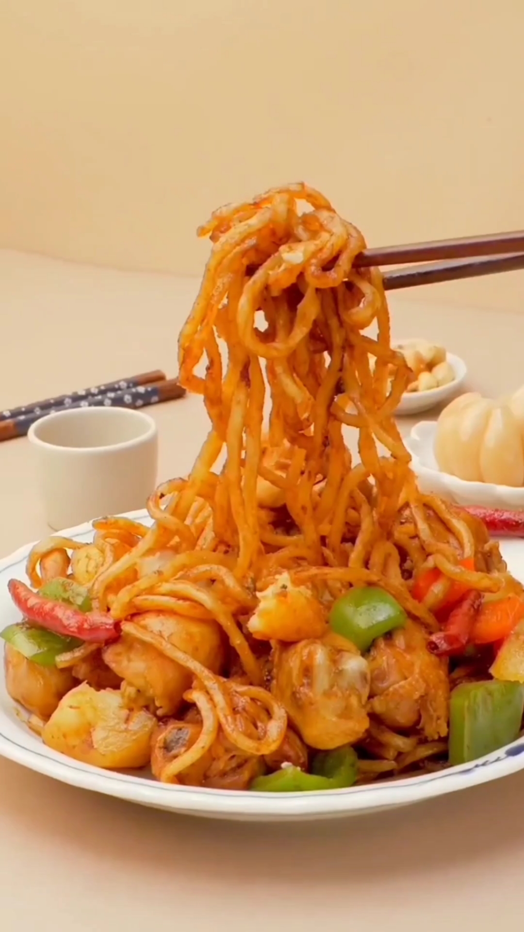 家常土豆鸡腿焖面～