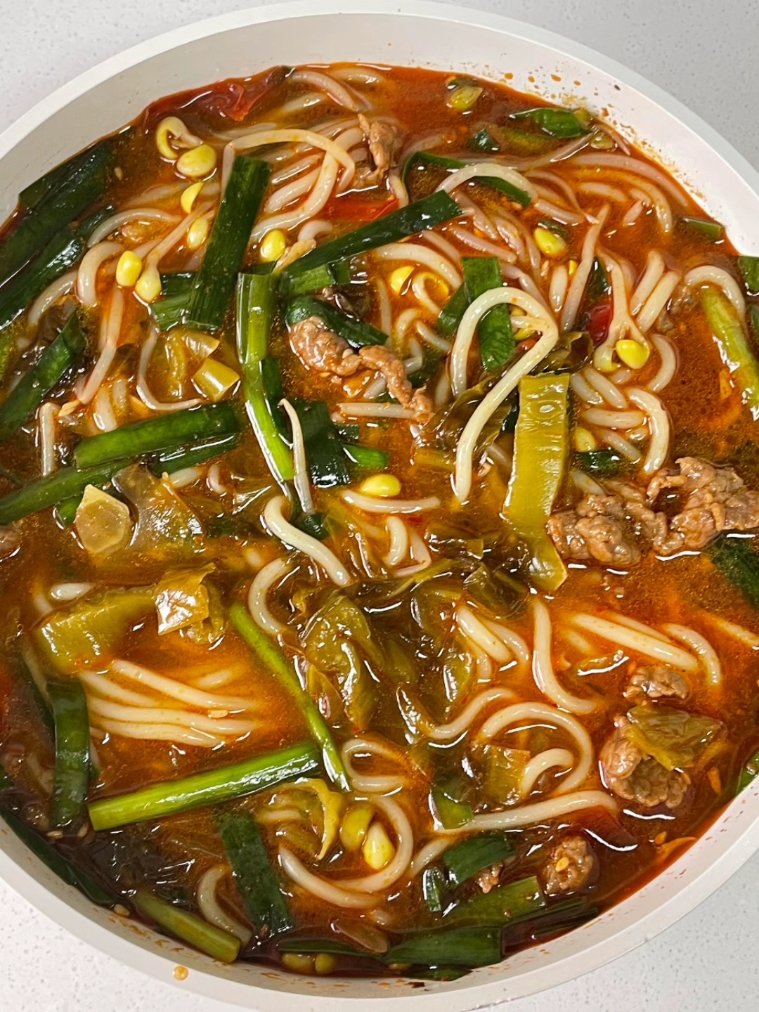 酸菜牛肉米线,低脂低卡又好吃!