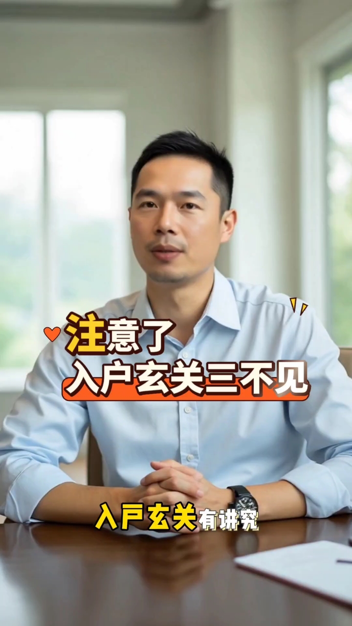 注意了入户玄关三不见