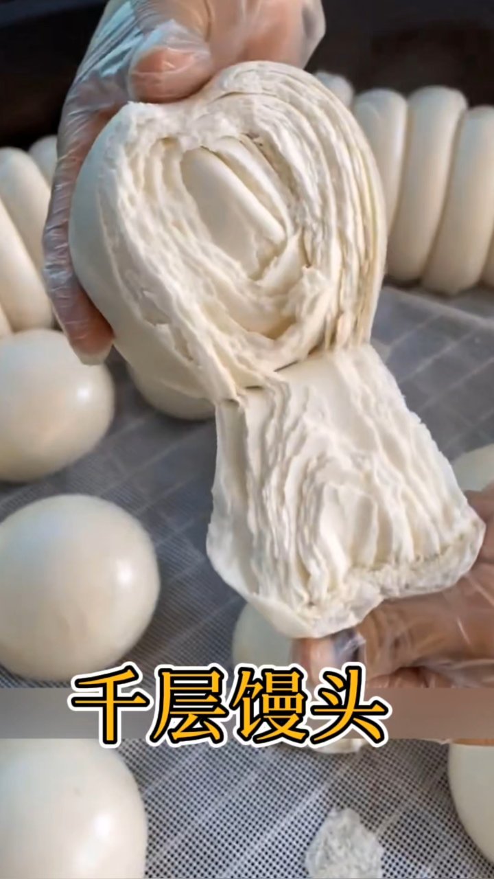 山东千层馒头,纯手工撕着吃更香